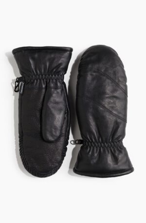 leather mittens with thermomove™