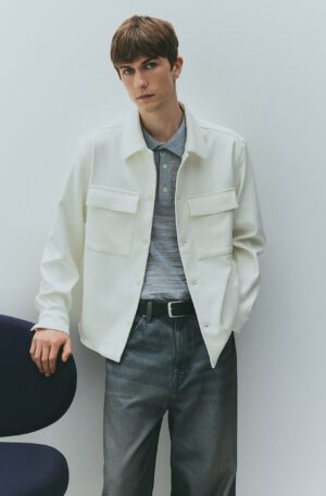 regular fit overshirt