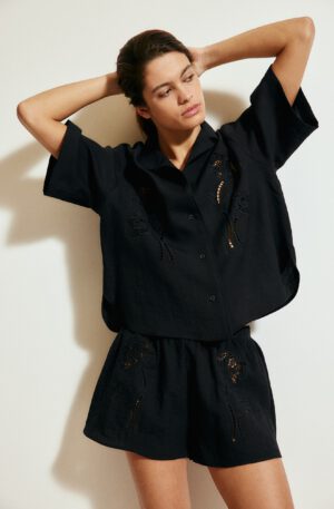 broderie anglaise shorts