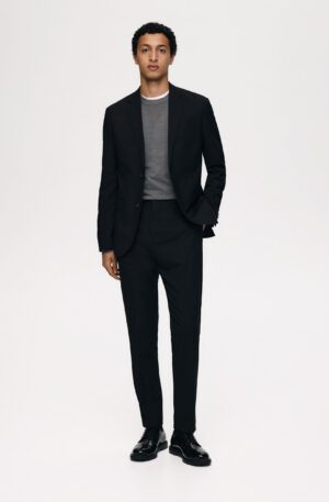 slim fit suit pants